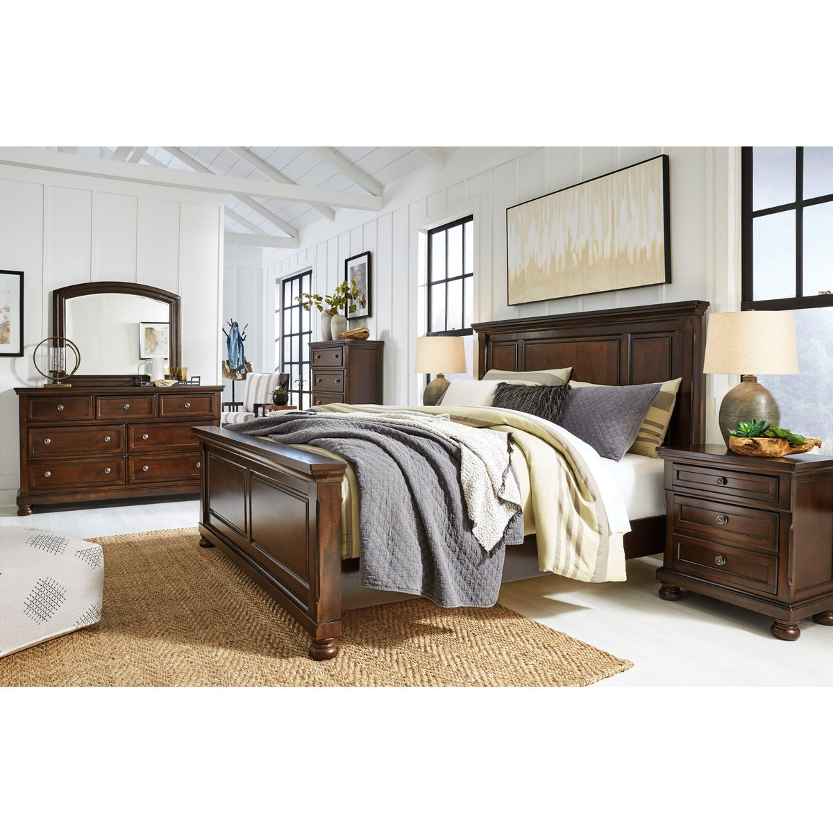 Porter California King / King Headboard - Rustic Brown Porter California King / King Headboard - Rustic Brown
